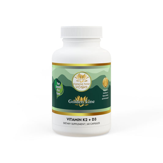 Vitamin K2 + D3 Supplement (60 Capsules)