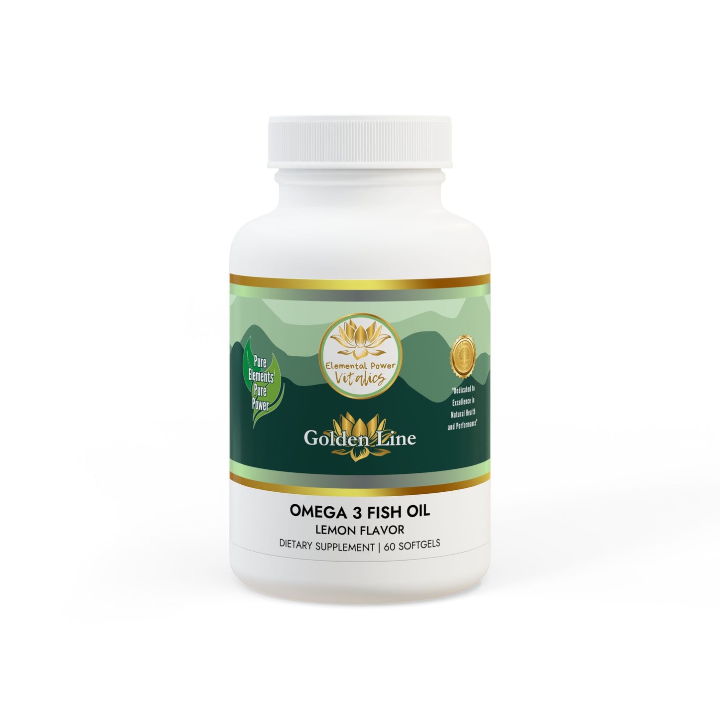 Omega 3 Fish Oil Supplement (60 Softgels)